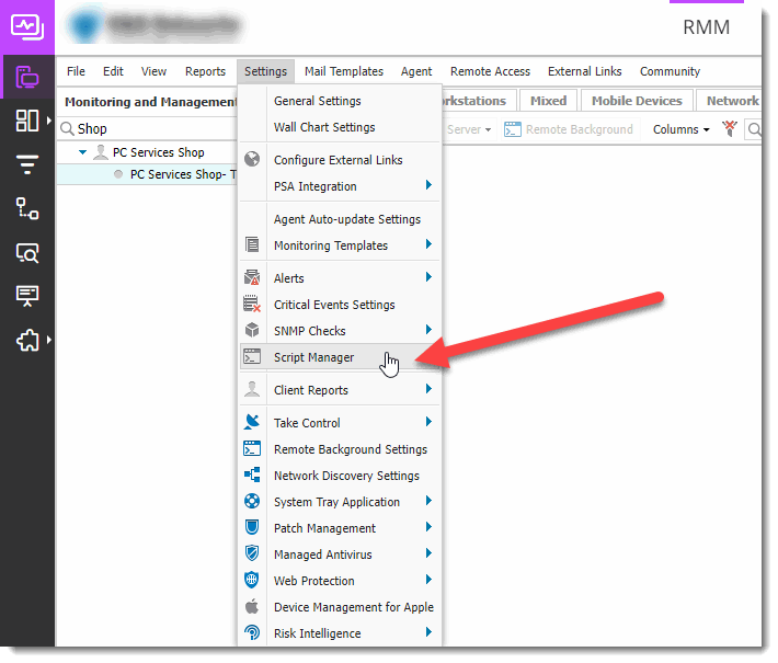 n-able n-sight script manager
