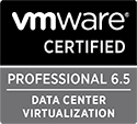 VMware Certified Professional 6.5 - Data Center Virtualization logo VMware Certified Professional 6.5 - Data Center Virtualization logo